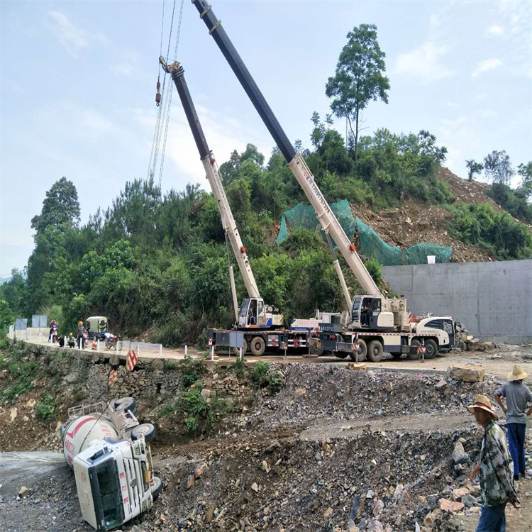 广东广东24小时应急道路救援吊装吊装现场实拍